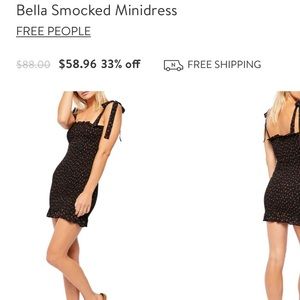 Free People Bella Smock Dress